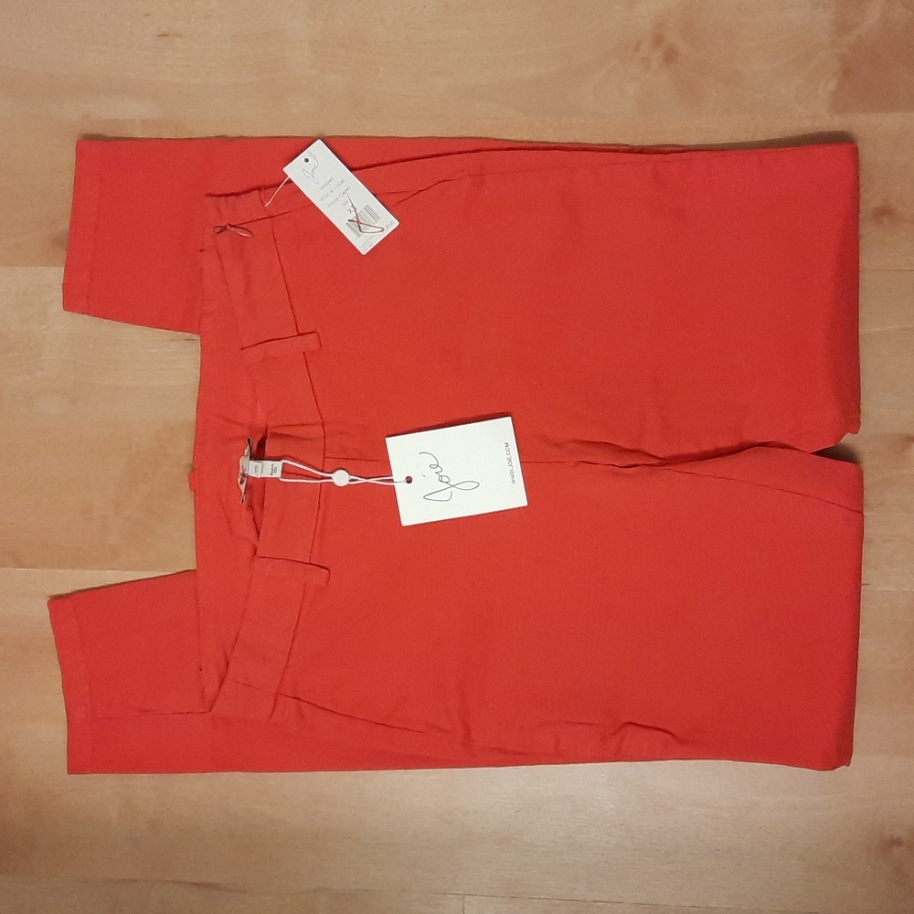 NWT, Joie Cherry Red Hatcher Skinny Pants